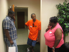 Keith entertaining family