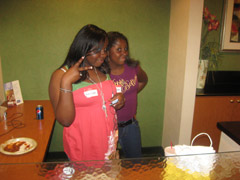 Alexis Pickett and friend